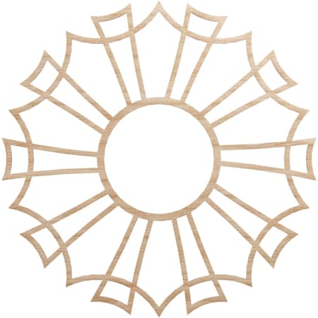 Ekena Millwork Augustus Wood Fretwork Pierced Ceiling Medallion, Alder, 36"OD x 12 5/8"ID x 1/4"T CMWP36X36X0250AUAL